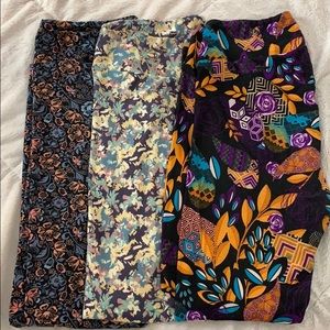 Lot of 3 LuLaRoe Leggings - hardly worn - TC